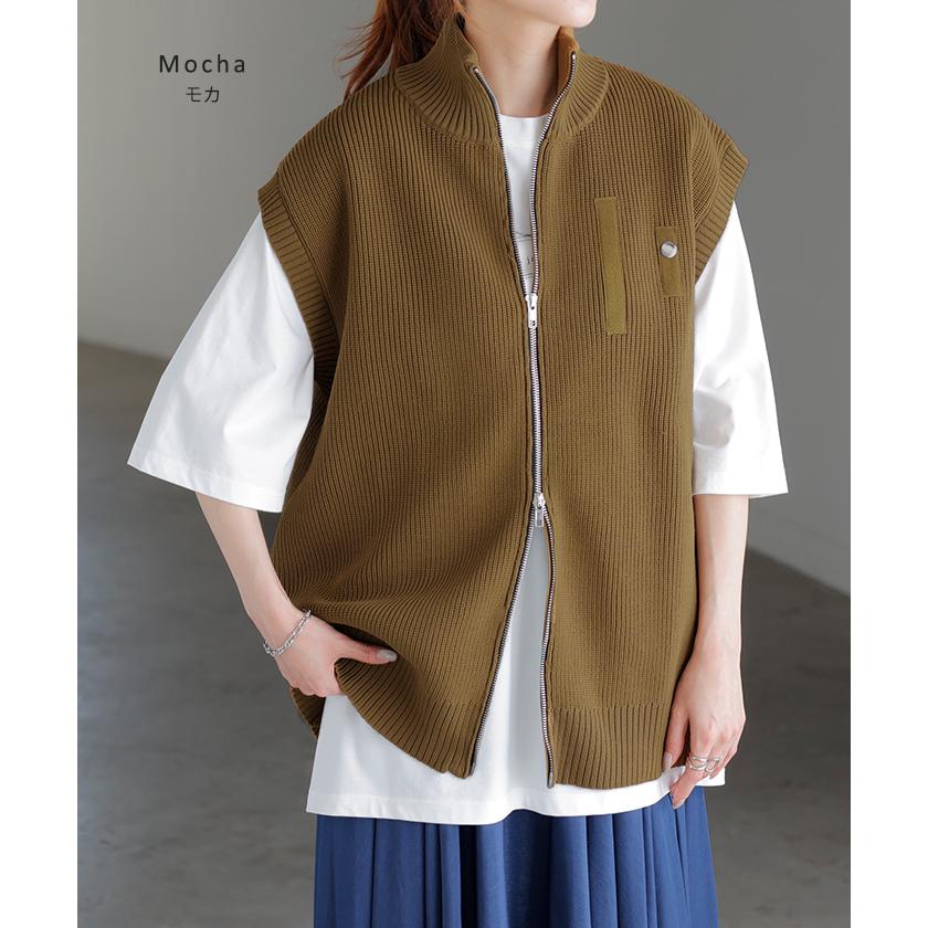 hug handmade ウールベスト ハグハンドメイド HUG.U（ハグユー） ベスト レディース ジレ トップス メルトン ウール