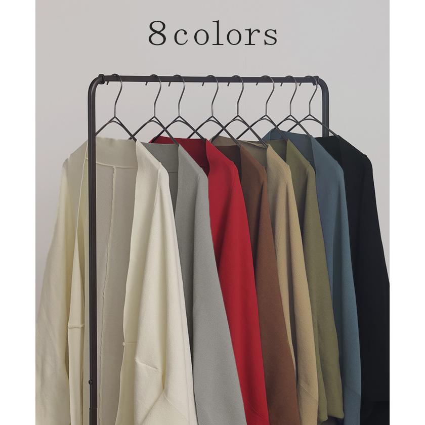 カーディガン ニット ボレロ レディース セーター 変形 カーデ トップス ニットカーディガン ドルマン ケープ アウター ライトアウター 長袖 羽織 ゆったり | HUG.U | 15