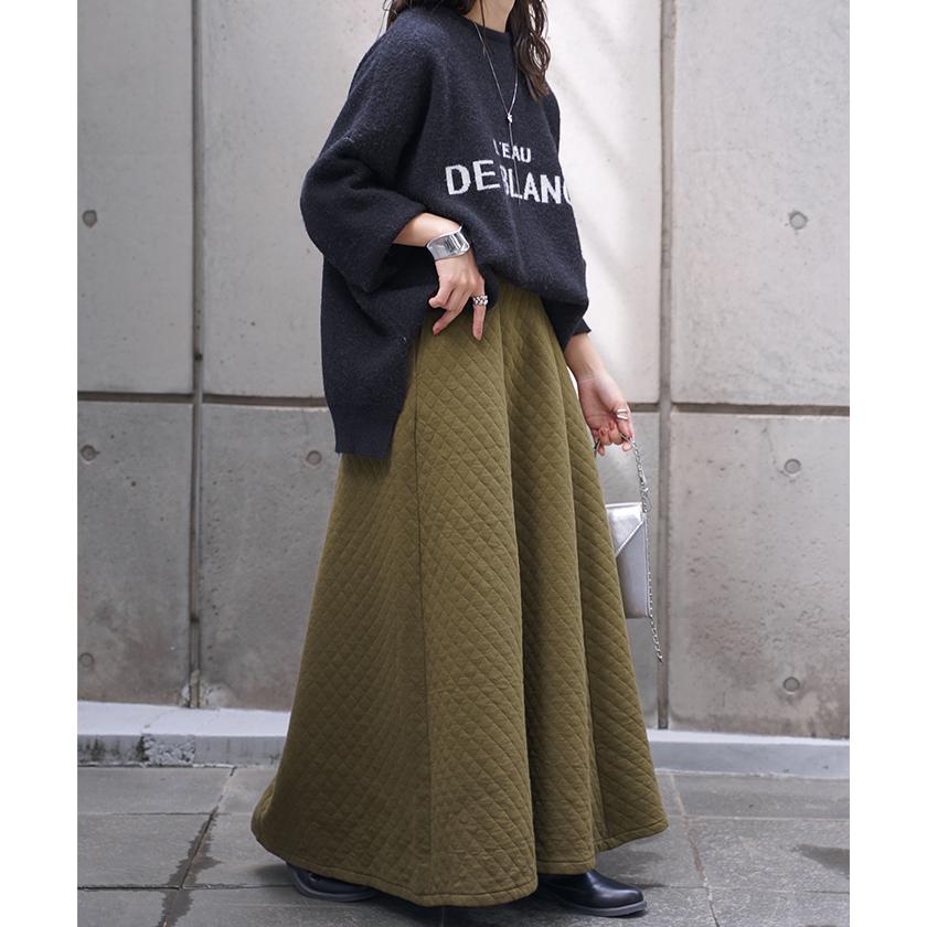 スカート ロングスカート マキシスカート ロング レディース マキシ 大きいサイズ 体型カバー Aライン | HUG.U | 22