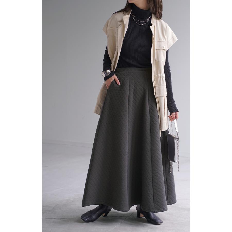 スカート ロングスカート マキシスカート ロング レディース マキシ 大きいサイズ 体型カバー Aライン | HUG.U | 11