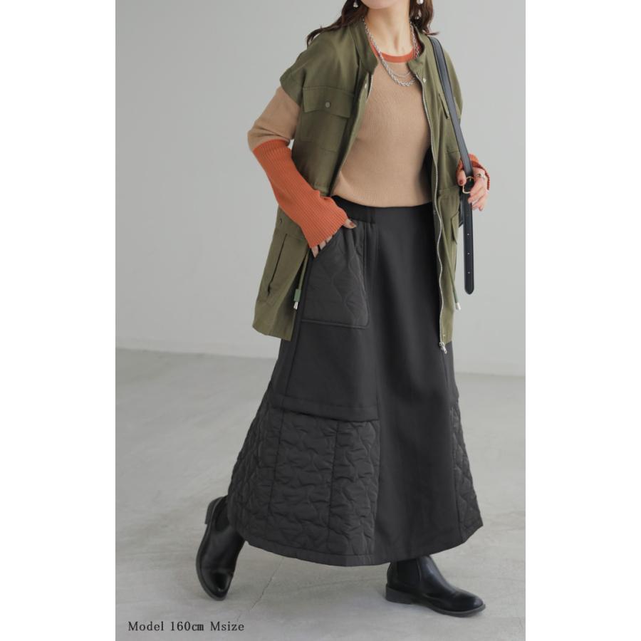 ニット ロング デザイン レディース トップス チュニック 長袖 アート モールニット プルオーバー クルーネック | HUG.U | 09