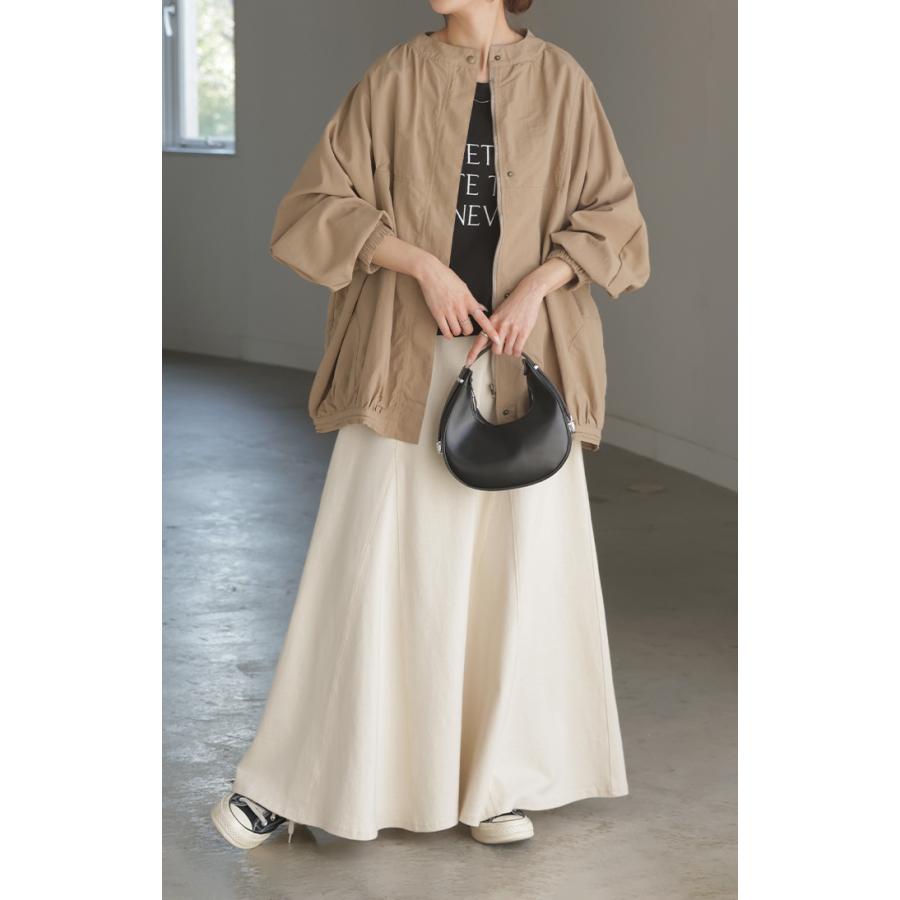 ジャケット ブルゾン 軽量 微 撥水 レディース アウター ロング コート ドルマン チュニック お尻が隠れる | HUG.U | 20