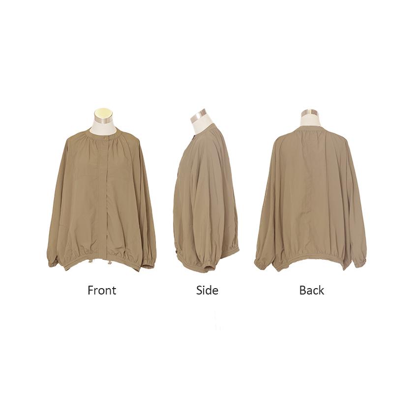 ジャケット ブルゾン 軽量 微 撥水 レディース アウター ロング コート ドルマン チュニック お尻が隠れる | HUG.U | 22