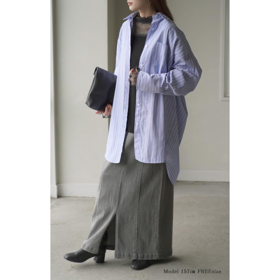 トップス 発熱 シアー インナー レディース 長袖 無地 吸湿発熱 静電気 防止 軽量 透け ハイネック あったか  HEATVEIL | HUG.U | 12