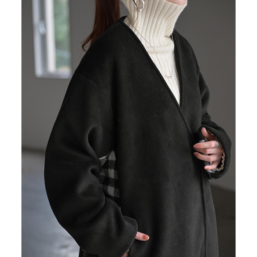 HUG.U（ハグユー） アウター コーディガン レディース チェック 柄