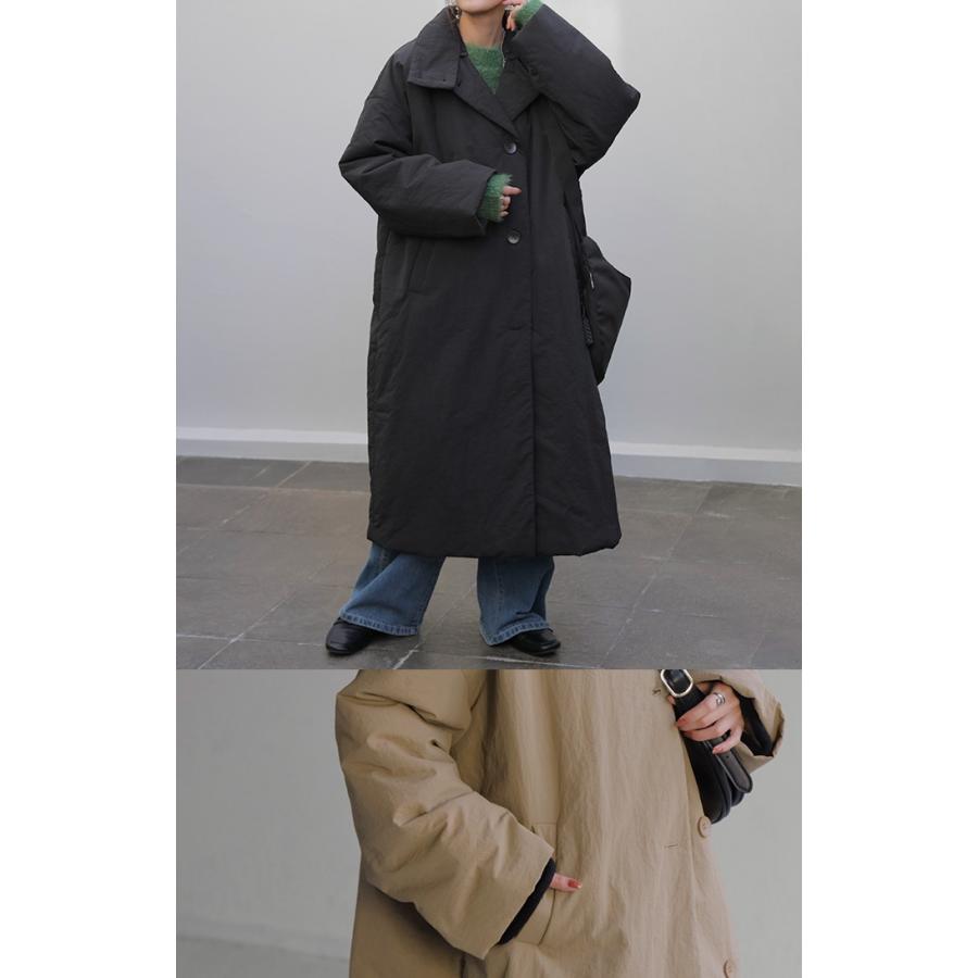 HUG.U アウター 中綿 ロングコート ロング レディース