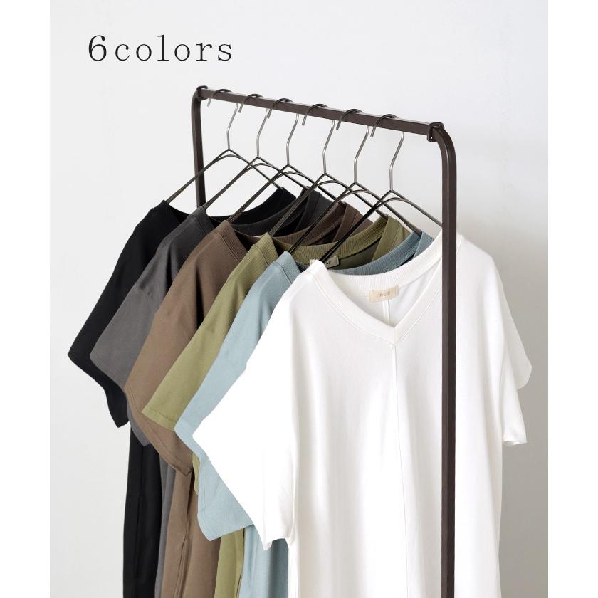ワンピース Tシャツ 接触冷感 UVカット 選べる2丈 ロング ワンピ レディース 吸水 速乾 遮熱性 ロングワンピース カットソー シワになりにくい アウトレット | HUG.U | 17