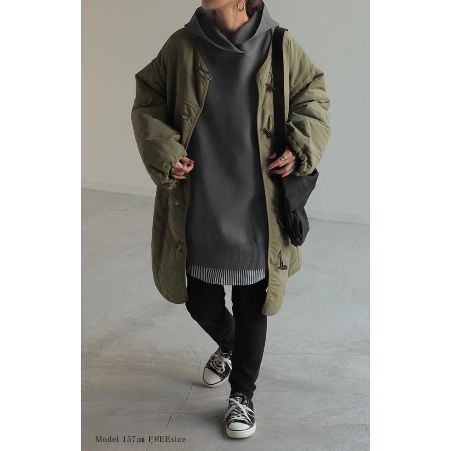 パーカー スポンジニット ニットパーカー ニット スポーティー レディース ライトアウター トップス プルオーバー | HUG.U | 11