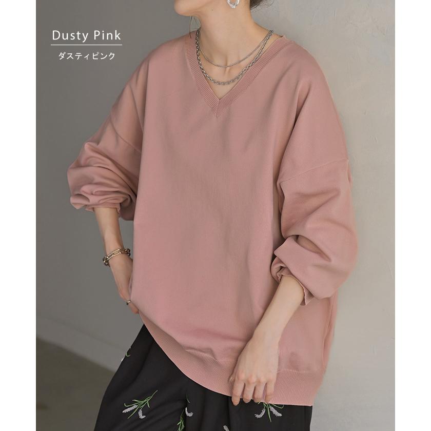 ニット チクチクしない スポンジニット レディース トップス セーター トレーナー オーバー | HUG.U | 25