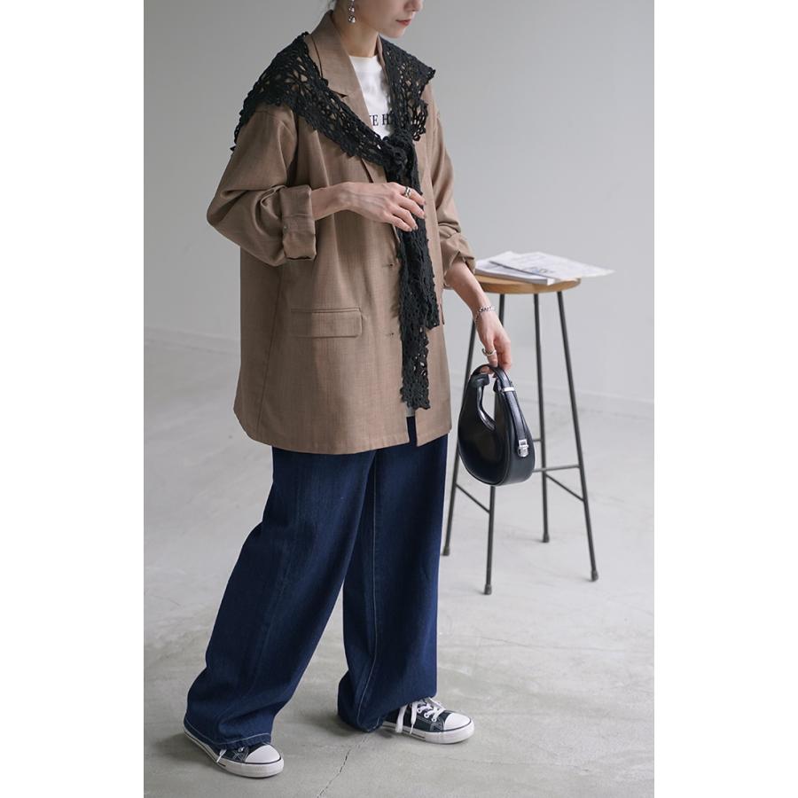 帽子 レース ニット帽 レディース ニット ビーニー ワッチ ニットハット ハット レースニット ボンネット 透かし編み 紐付き ニットキャップ | HUG.U | 07