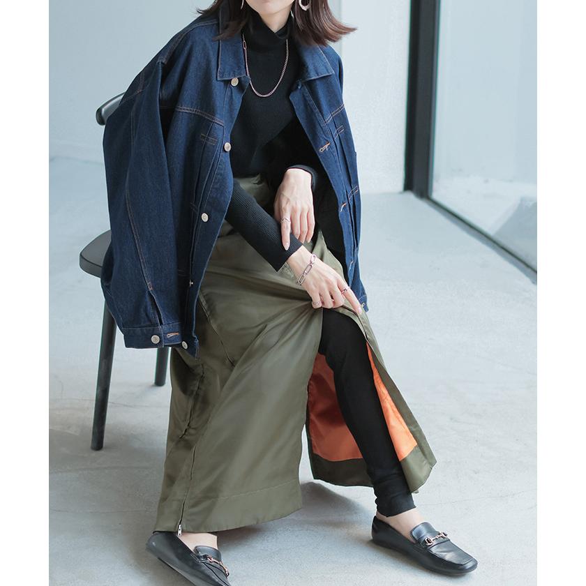 レギンス 腹巻き シルク 混 スパッツ 下着 レギパン タイツ ニット 腹巻 ニットパンツ ロング インナー パンツ 大きいサイズ ボトムス レディース レイヤード | HUG.U | 12