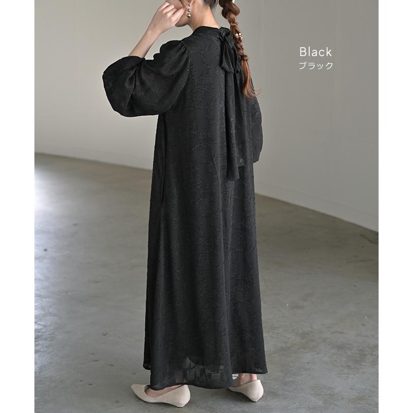 ワンピース 結婚式 お呼ばれ オケージョン ロングワンピース ロング 体型カバー レディース シフォン シワになりにくい | HUG.U | 21