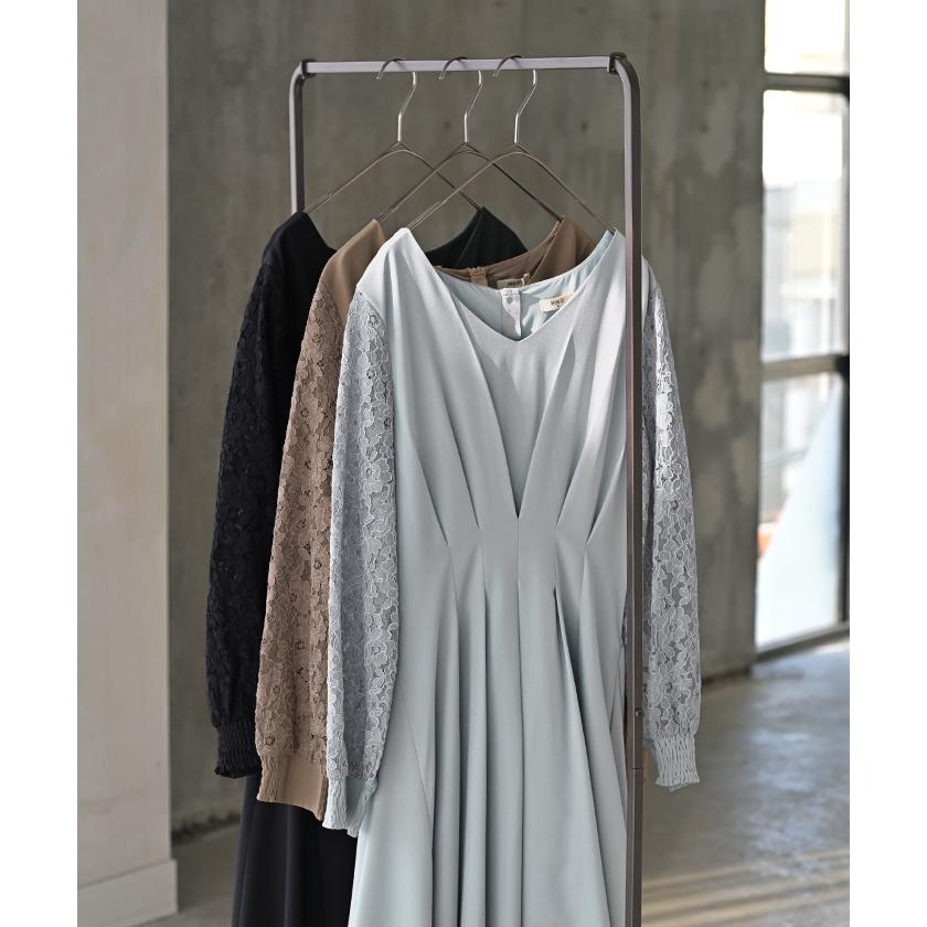 ワンピース 結婚式 お呼ばれ オケージョン ロングワンピース ロング 体型カバー レース レディース ワンピ | HUG.U | 16