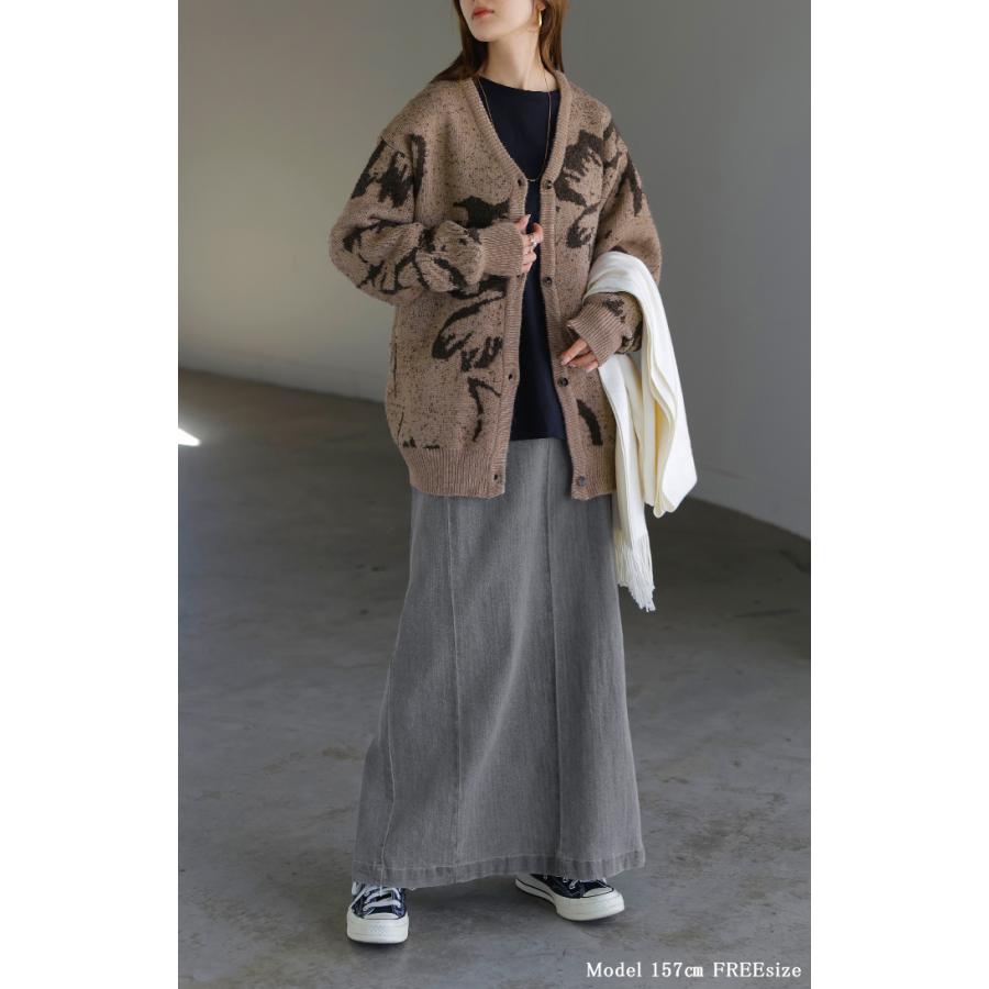 HUG.U（ハグユー） カーディガン 花柄 ニット レディース セーター