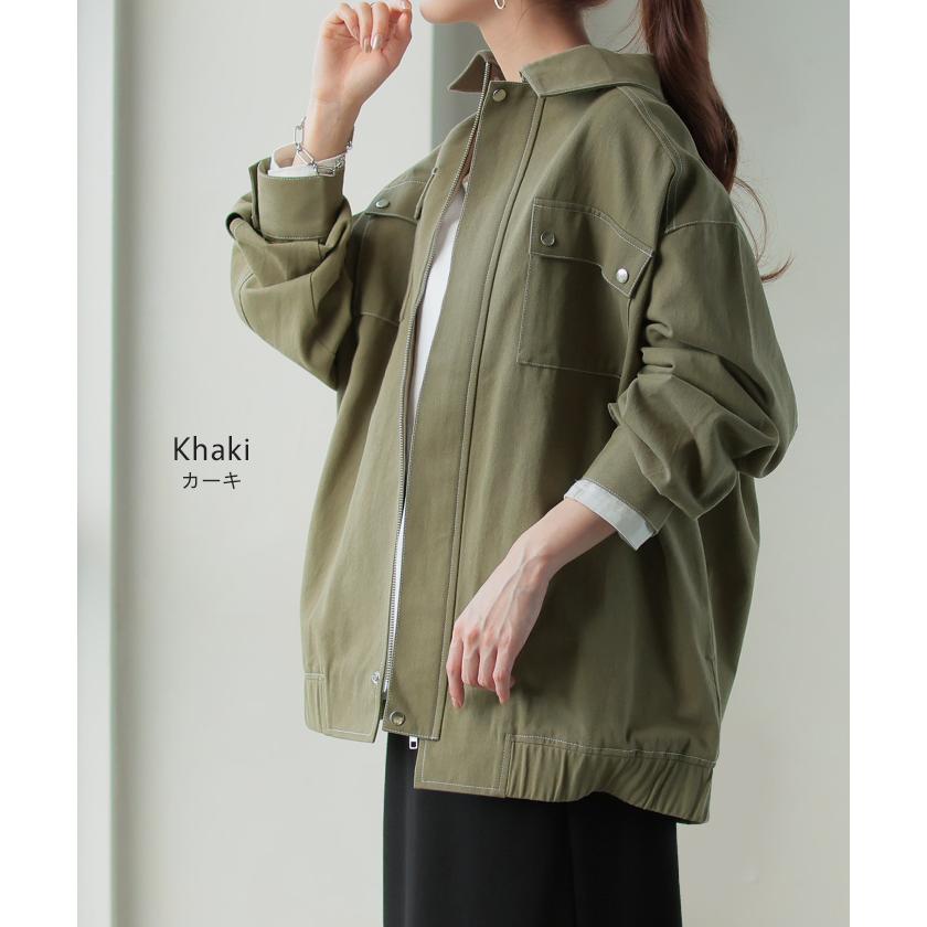 HUG.U（ハグユー） アウター ジャケット レディース 綿100％ 長袖 羽織