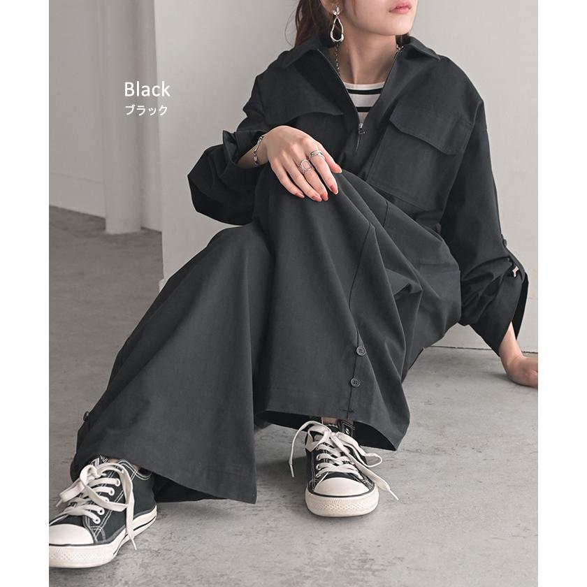 HUG.U（ハグユー） オールインワン つなぎ 綿100 レディース ジャンプ