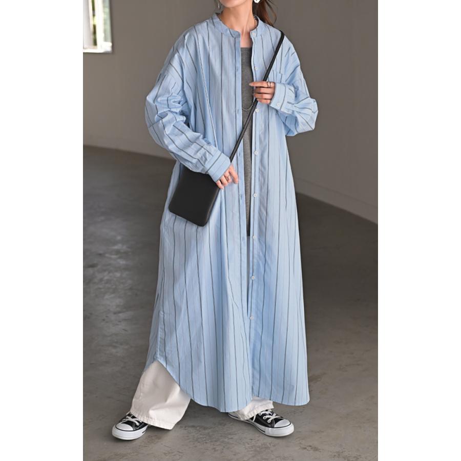 HUG.U（ハグユー） ワンピース ストライプ シャツワンピース シャツ