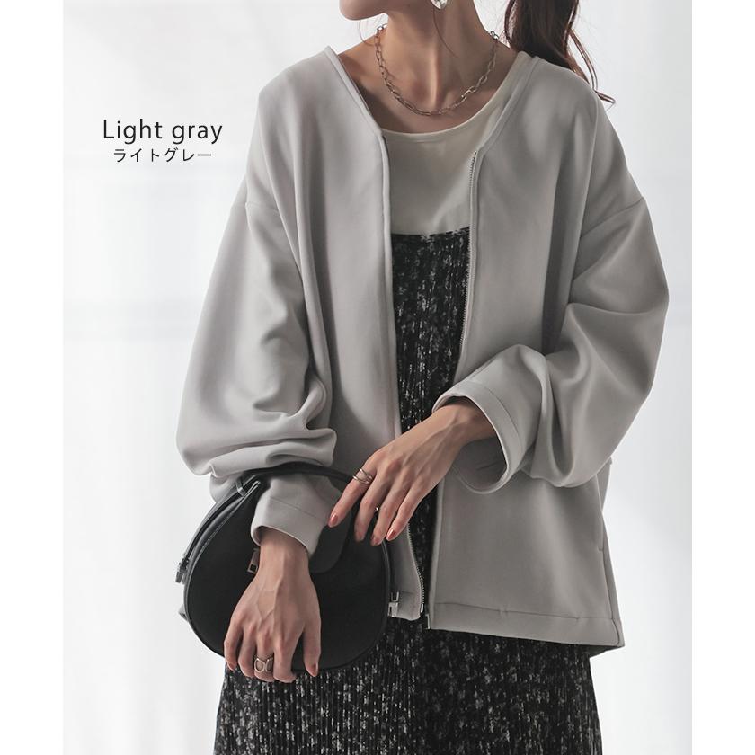 ジャケット ダンボール アウター レディース ロング トップス オーバー ドルマン ニット ジャンパー | HUG.U | 15