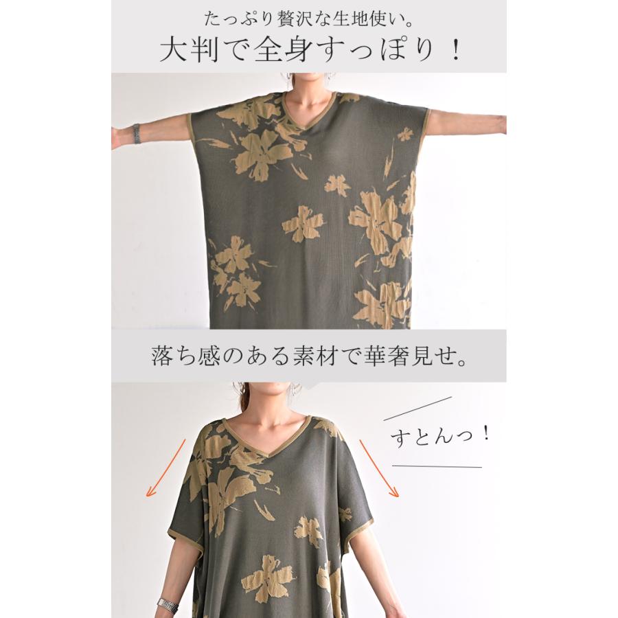 【関税込み】VIP◆ジャカードニット 花柄 アイボリーワンピース 関税込み】VIP◇ジャカードニット 花柄 アイボリーワンピース