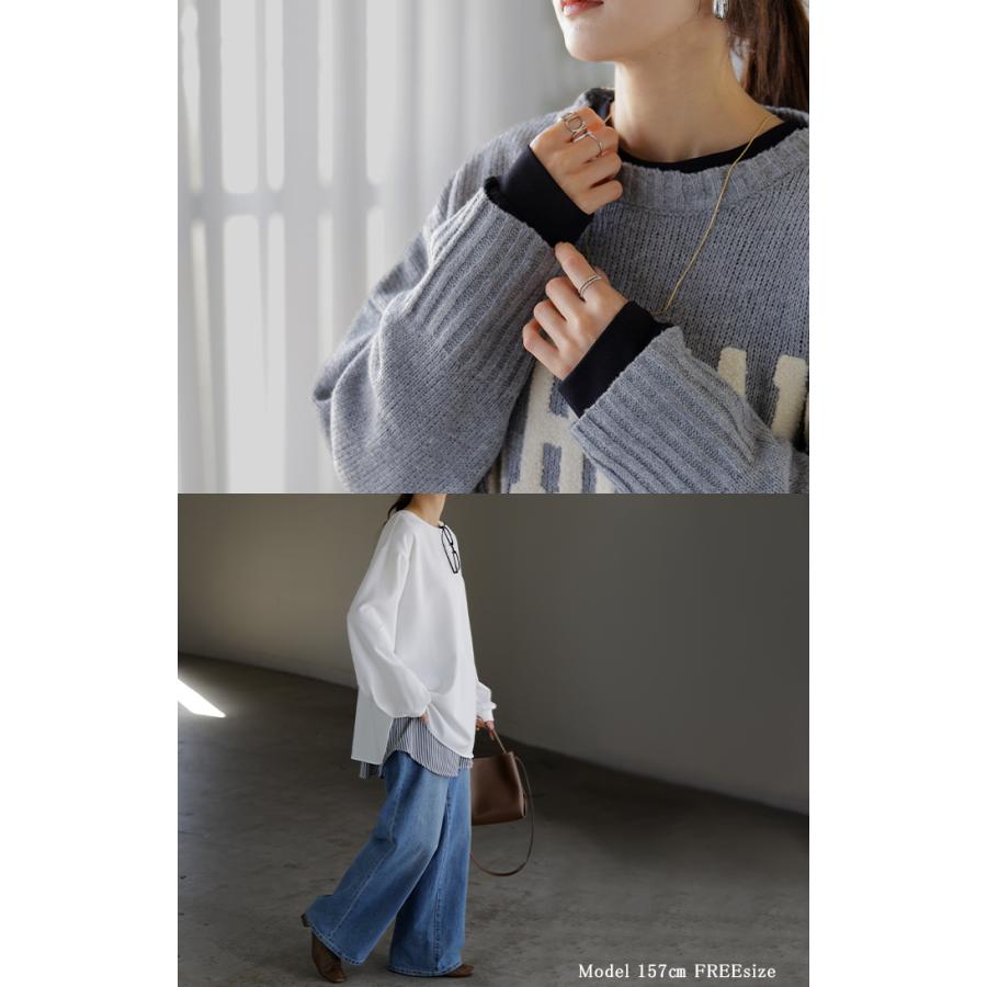 ロンT ブラウス レディース トップス シャツ 長袖 Tシャツ カットソー ロング ティーシャツ チュニック | HUG.U | 18