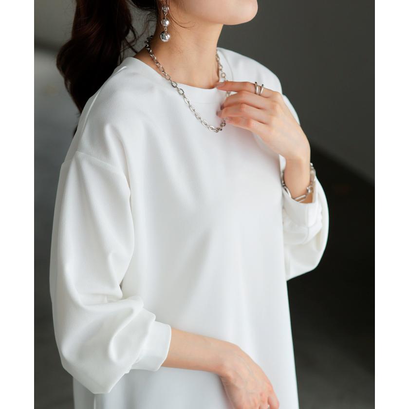 ロンT ブラウス レディース トップス シャツ 長袖 Tシャツ カットソー ロング ティーシャツ チュニック | HUG.U | 23