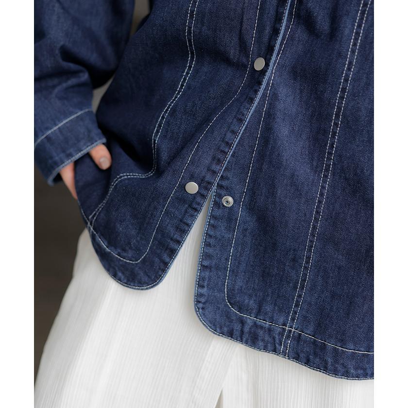 HUG.U（ハグユー） Gジャン 綿100% デニム アウター レディース