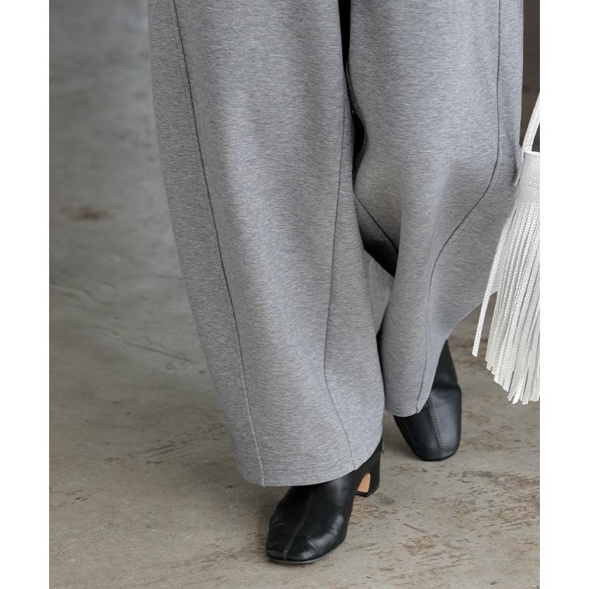 パンツ バレルレッグ レディース ワイド ワイドパンツ ロング ロングパンツ 体型カバー ボトムス ボトム | HUG.U | 16