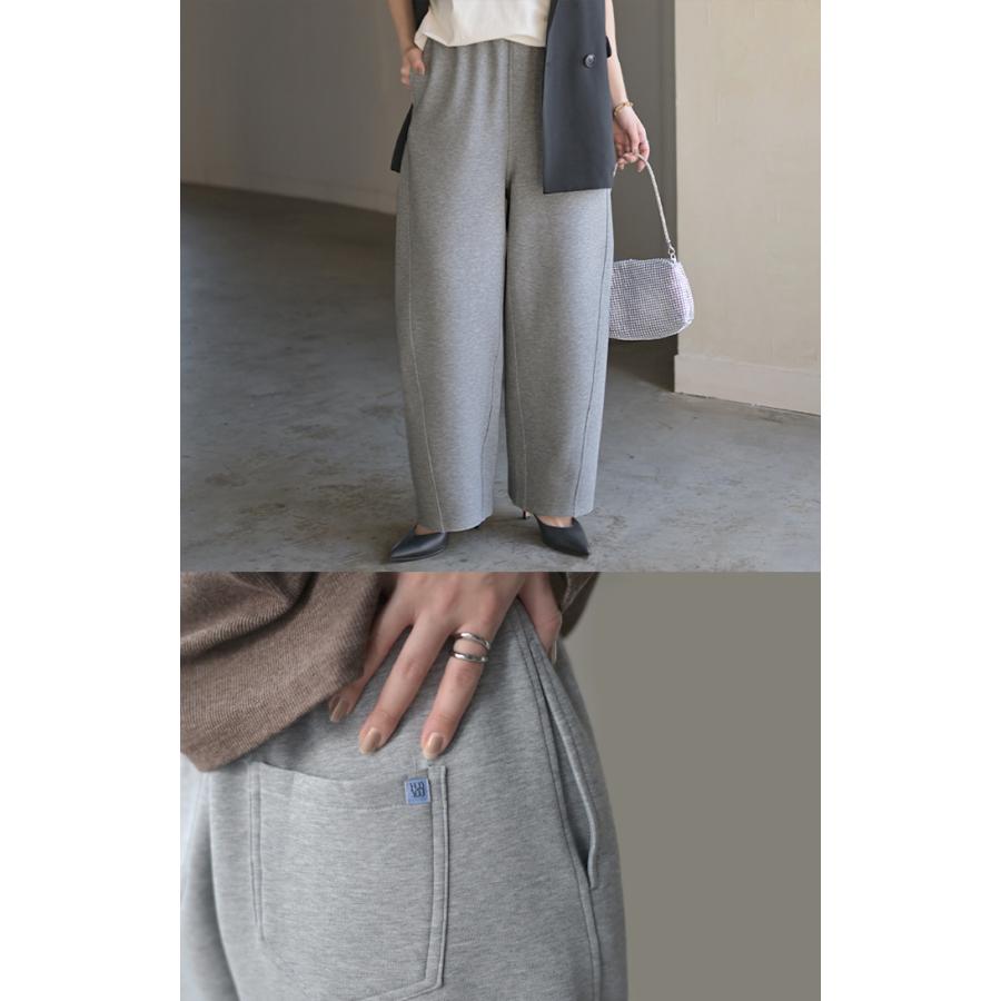 パンツ バレルレッグ レディース ワイド ワイドパンツ ロング ロングパンツ 体型カバー ボトムス ボトム | HUG.U | 04