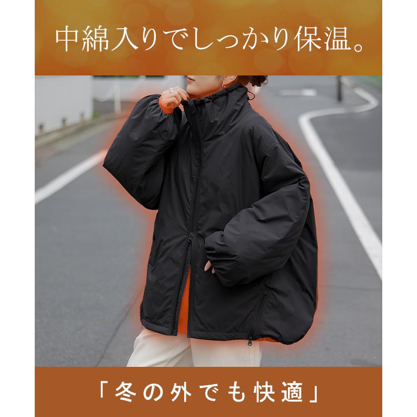 HUG.U（ハグユー） アウター 撥水 中綿 ボリュームスリーブ ジャケット