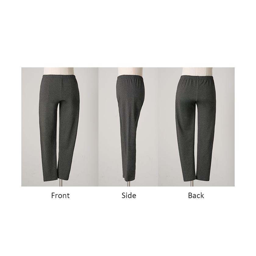 レギンス スパッツ タイツ ロング インナー パンツ レディース レギパン カットソー ボトムス カットソーパンツ レイヤード 重ね 長い 10分丈 | HUG.U | 17