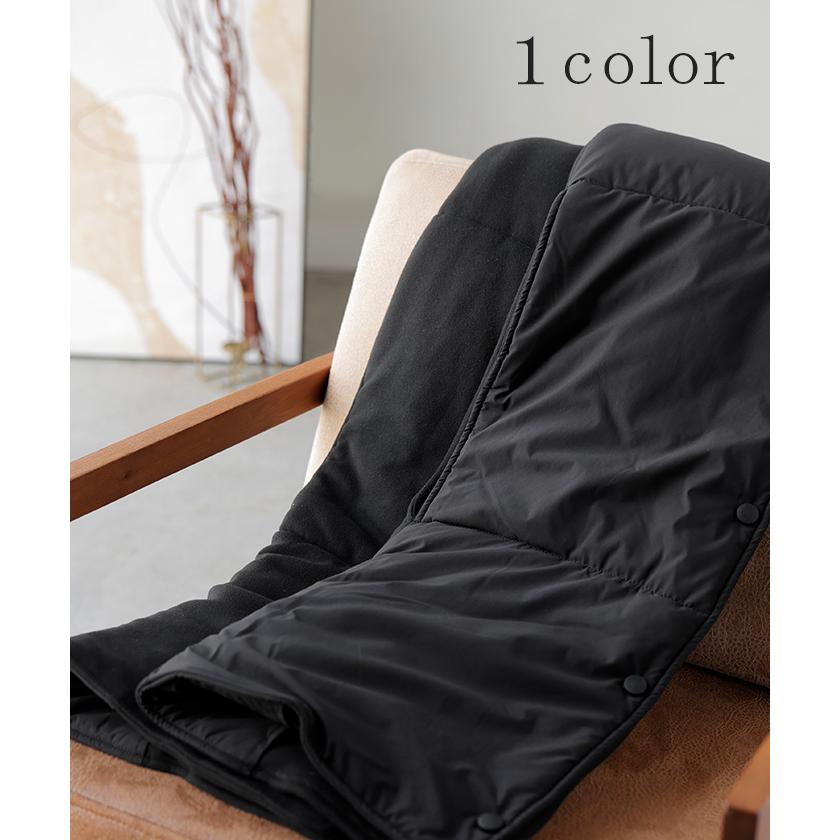 ベスト 着るマフラー ボレロ レディース ロング 3WAY アウター ジャケット ショール リバーシブル フリース 中綿 大判 ブランケット 前開き 羽織 | HUG.U | 07