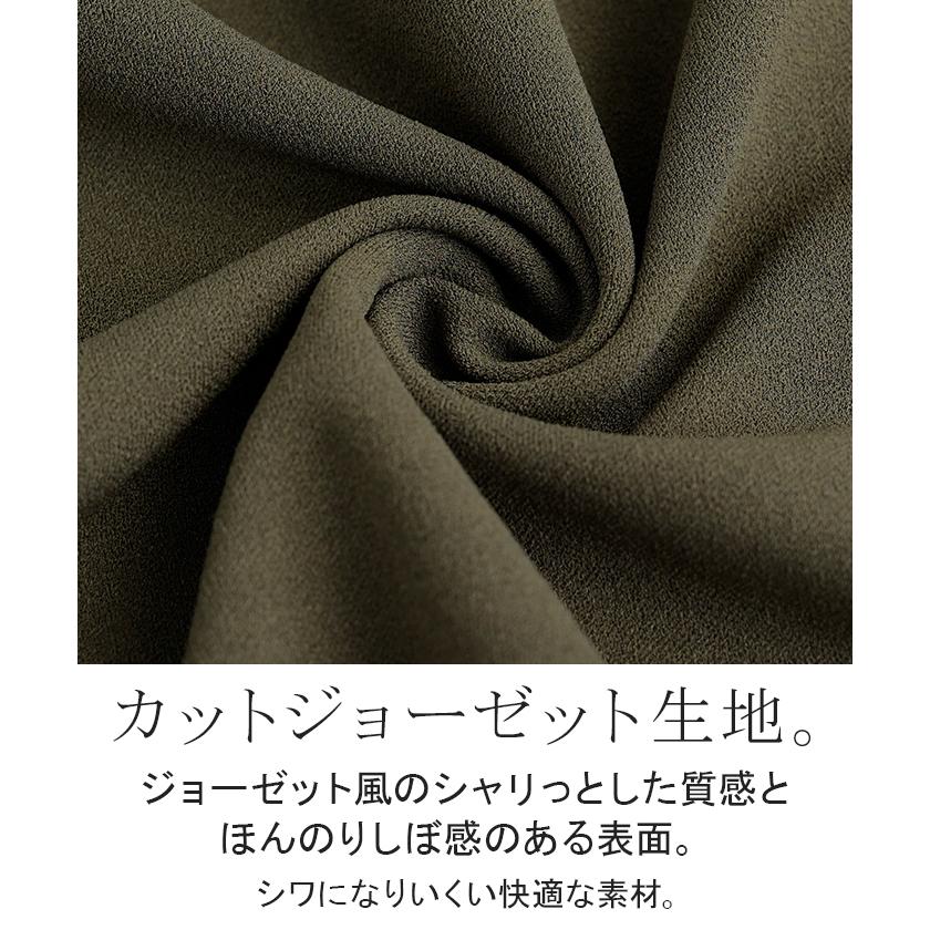 ワンピース プリーツ ノーカラ― レディース ロング ロングワンピース Aライン マキシ マキシワンピース ワンピ ロングワンピ シャツワンピースの画像