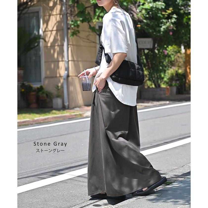 スカート ロング 接触冷感 Aライン レディース ロングスカート ボトムス ボトム フレア フレアスカート マキシ | HUG.U | 21