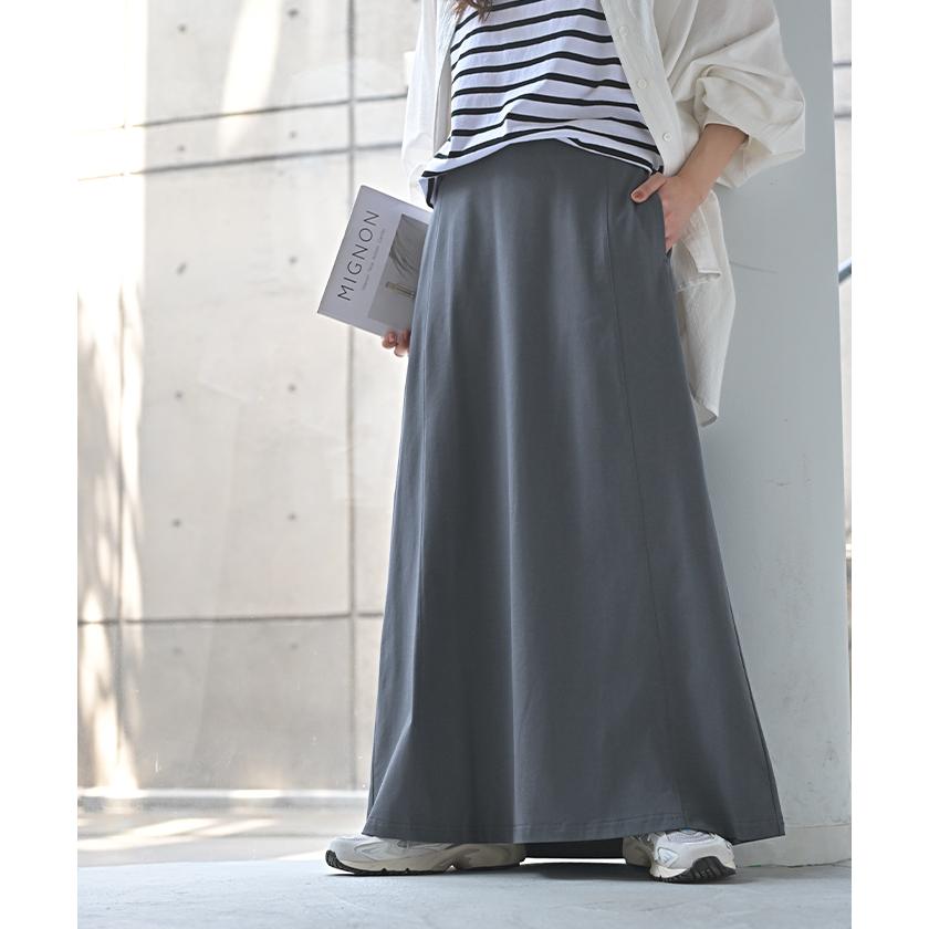 【新品】ロングフレアスカート　ネイビー セール】【定番的で飽きの来ないデザイン】美しいドレープ性と