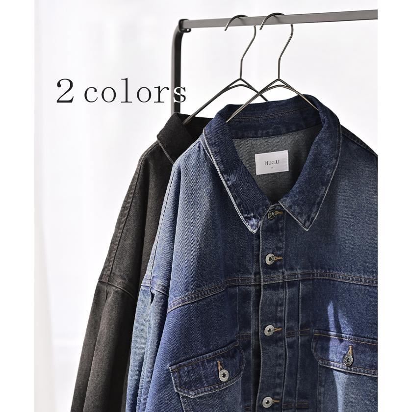 HUG.U（ハグユー） デニムジャケット Gジャン ぽわん袖 アウター