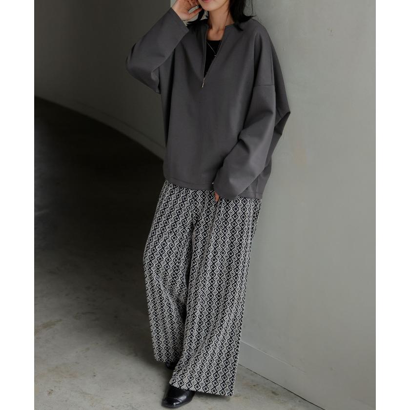 ロンT 選べる ネック ポンチ レディース トップス 長袖 Tシャツ カットソー ロング ティーシャツ シワになりにくい | HUG.U | 23