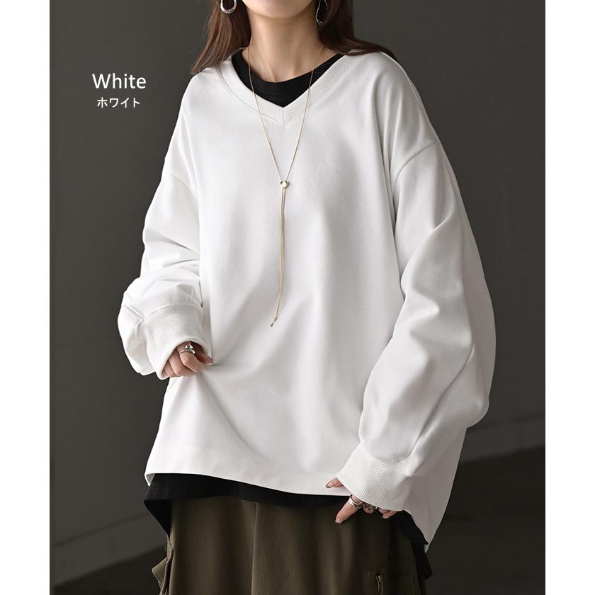 HUG.U（ハグユー） スウェット タック レディース トップス ロング