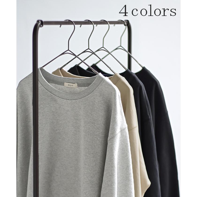 HUG.U（ハグユー） スウェット ファスナー スリット トップス ロング