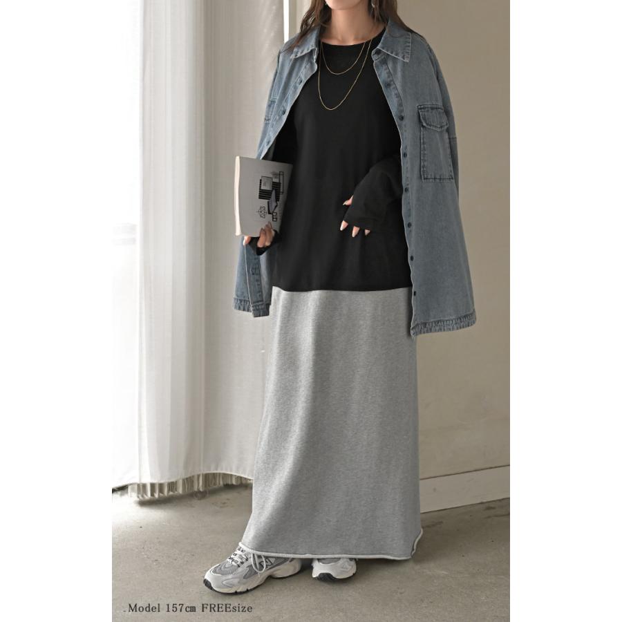 インナー 選べる 2ネック シアー トップス レディース カットソー レイヤード シアートップス シースルー シアーインナー ハイネック クルーネック | HUG.U | 11