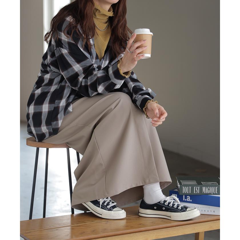 スカート 洗える ロング " 選べる 2丈 " タイトスカート タイト Iライン レディース ロングスカート マシンウォッシャブル ボトムス ボトム フレア | HUG.U | 11