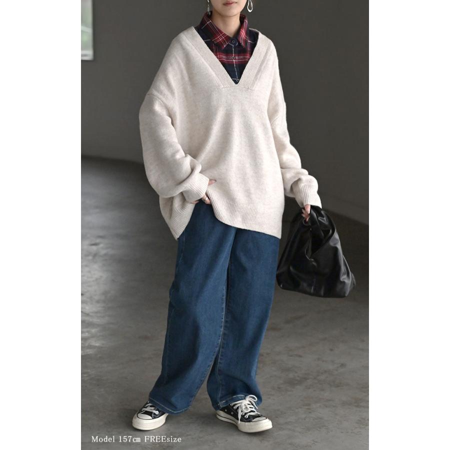 つけ襟 レイヤード シャツ 風 ブラウス レディース フリル 重ね着 チェック 無地 チェックシャツ 付け襟 襟 綿100％ ハイネック スタンドカラー ディッキー | HUG.U | 15