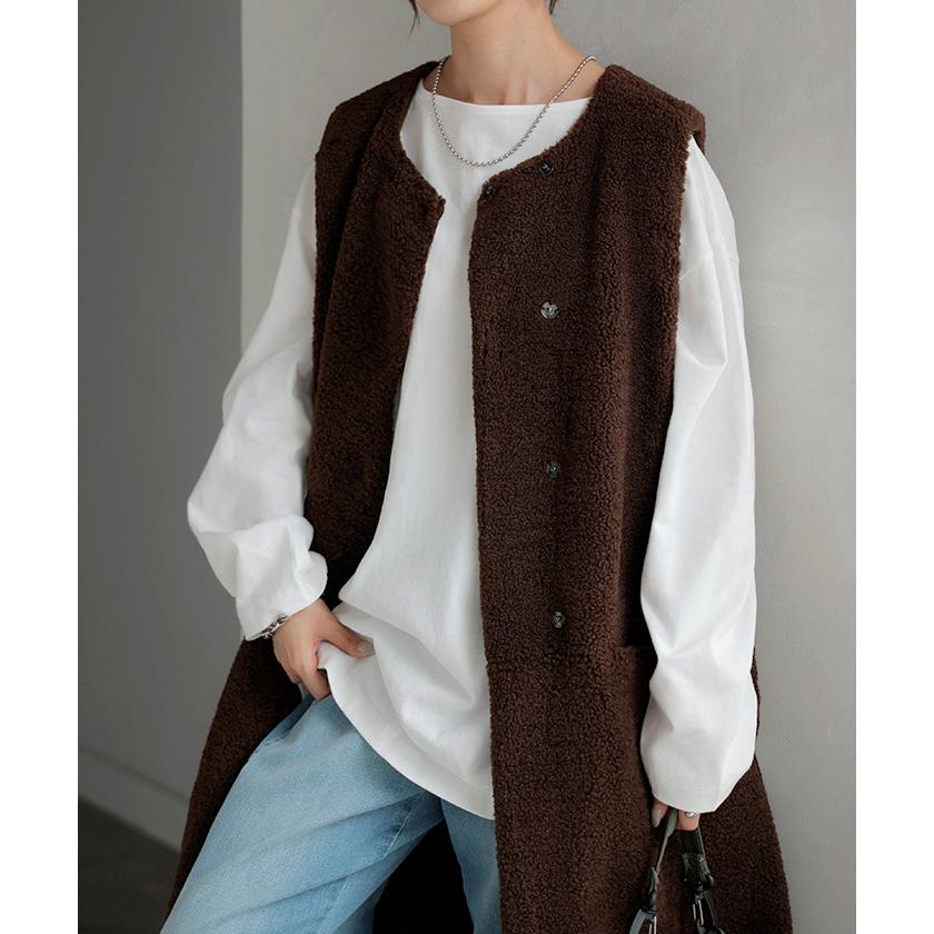 カットソー ロンT ボーダー 刺繍 レディース トップス 長袖 Tシャツ 綿100 ロング チュニック バスク ティーシャツ ビッグ プラスサイズ ボートネック | HUG.U | 24