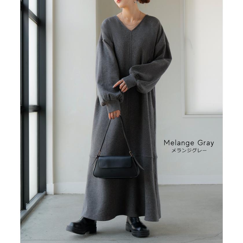 美品✨JURGENLEHL ババグーリ ロングワンピース ウール グレー 美品✨ヨーガンレール 変形ロングワンピース シルクウール 長袖