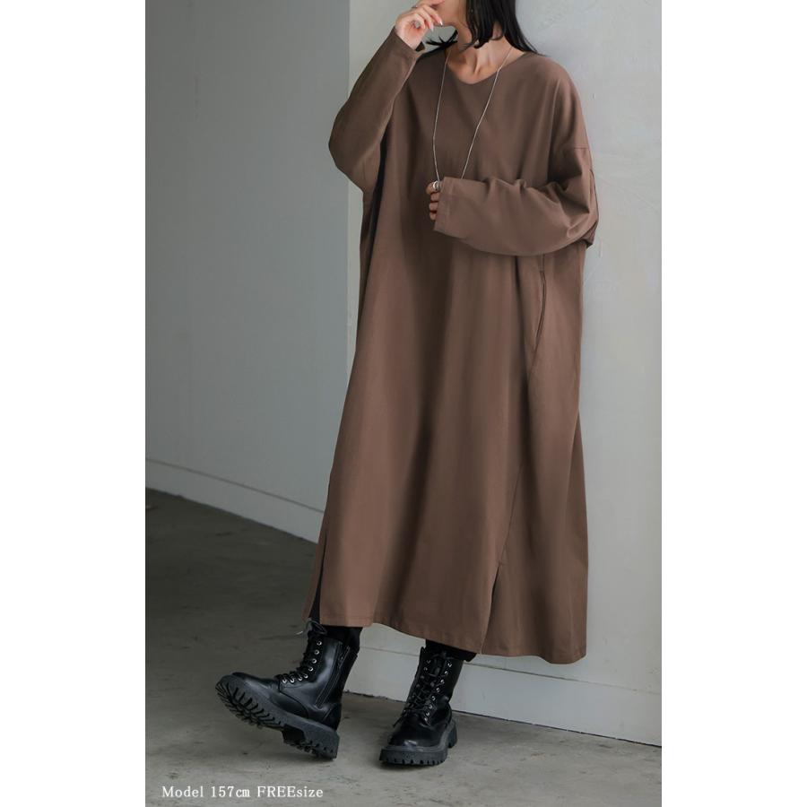 HUG.U（ハグユー） トップス 綿100％ レイヤード ワンピース Vネック