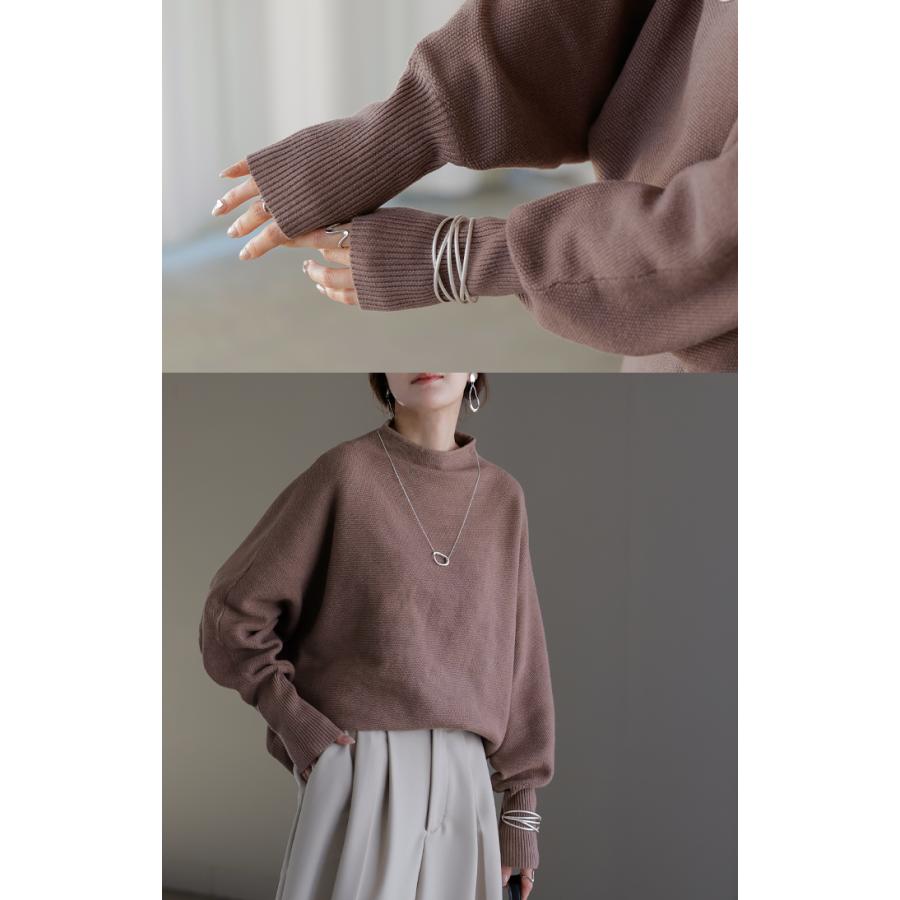 セットアップ 2点セット ニット スカート レディース トップス ボトムス セーター ロング 無地 フレアスカート ロングスカート 3way リブ チュニック ゆったり | HUG.U | 09