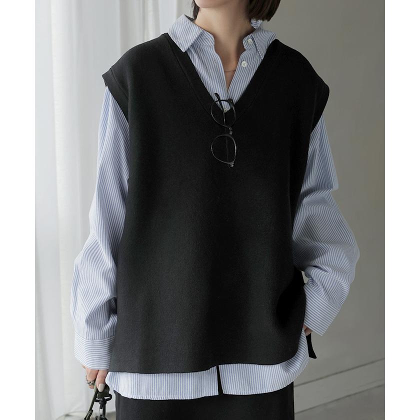 HUG.U（ハグユー） セットアップ ニットベスト スカート 2点セット