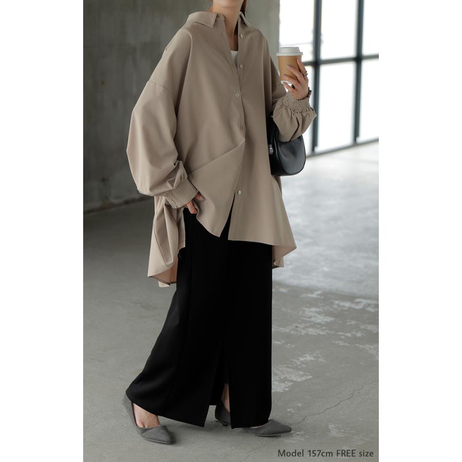 新品　UNITED ARROWS バックシャーリング チュニック ブラウス UNITED ARROWS（ユナイテッドアローズ）の「バックシャーリング