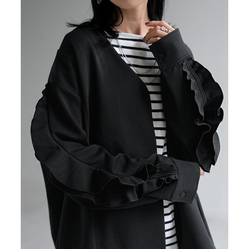 HUG.U（ハグユー） アウター ジャケット フリル ダンボール レディース