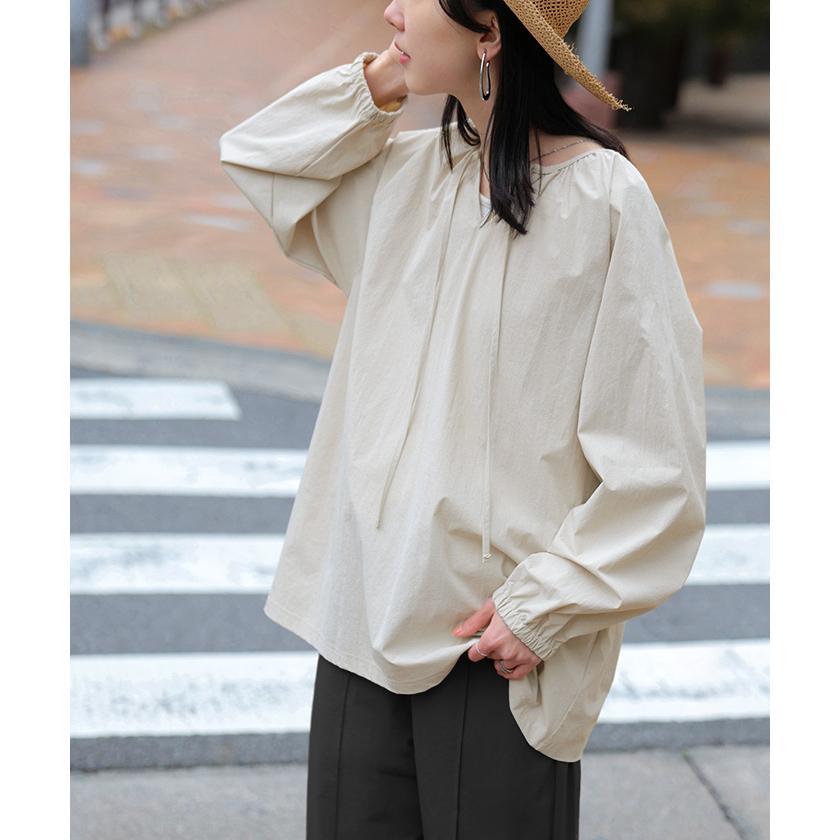 ラッシュガード 上下 2点セット UVカット 水陸両用 レディース 長袖 トップス ロング パンツ キーネック クルーネック 紫外線対策 | HUG.U | 07