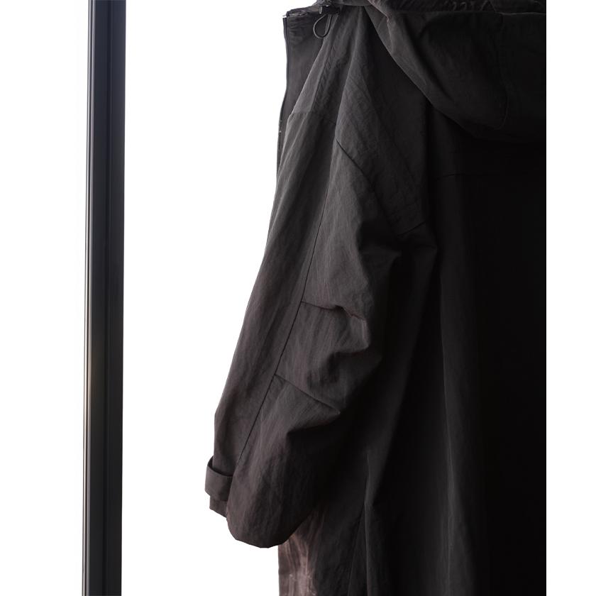 レインコート アウター 撥水 軽量 レディース 自転車 ロング マンパ マウンテンパーカー フード付き ツバ付き 取り外し可能 体型カバー 大きいサイズ | HUG.U | 19